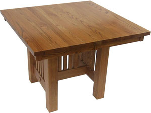 Mission dining room table
