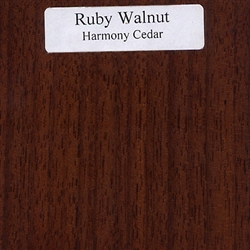 Walnut Ruby Ruby Walnut Wood Sample